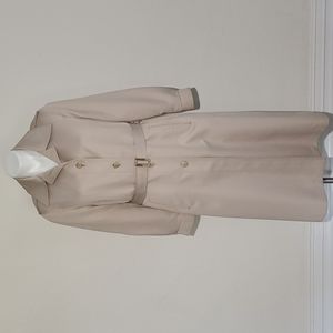 London Fog Beige Trench Coat with Belt